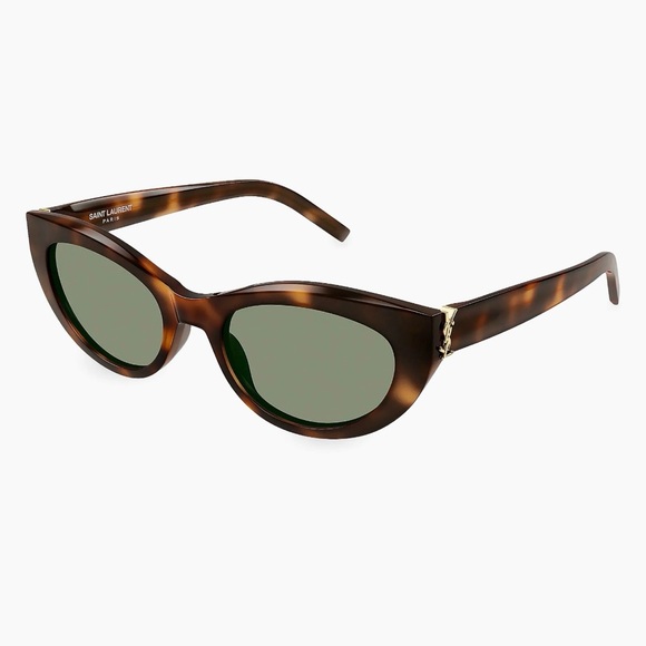 Saint Laurent Accessories - Saint Laurent Monogram Hinge Acetate 54MM Cat-Eye Sunglasses